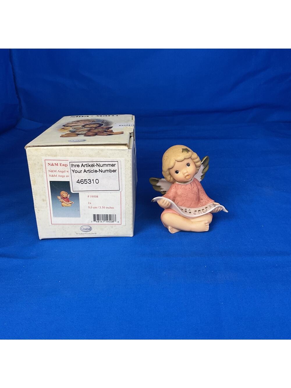 Goebel Nina & Marco "Angel with Sheet Music" Porcelain Figurine - With Box